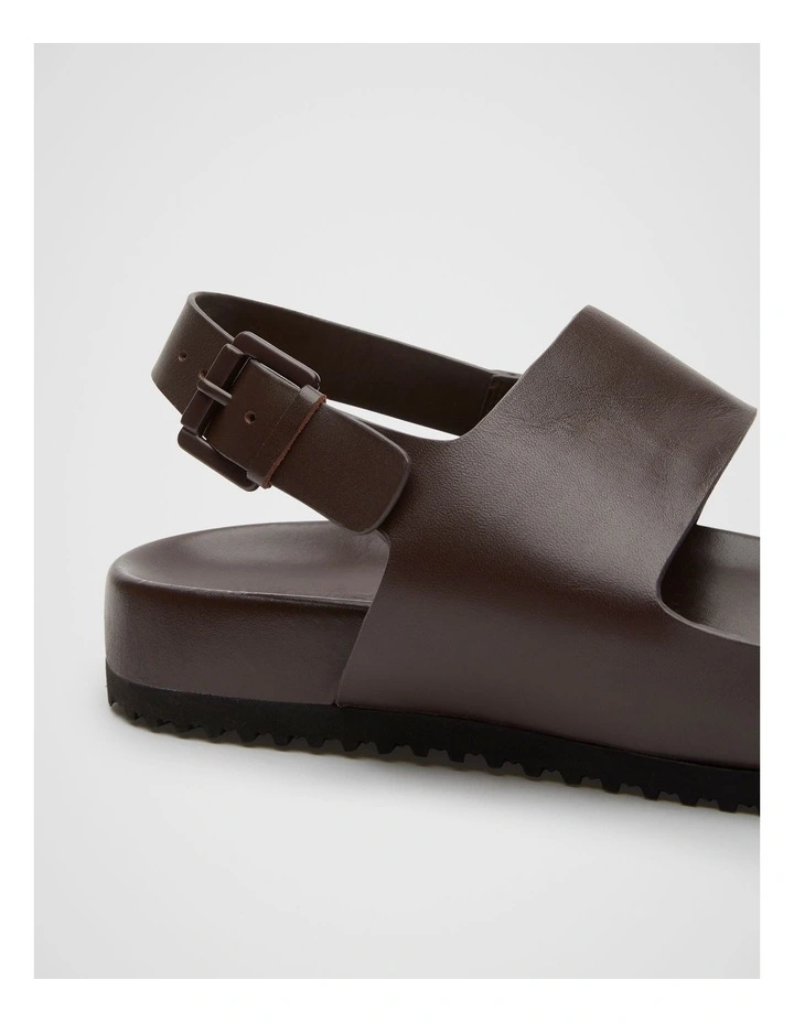 Barton Leather Sandal in Brown image 4