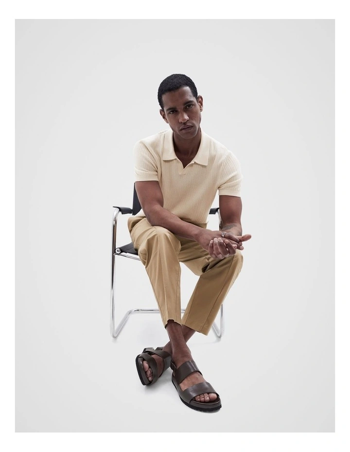 Barton Leather Sandal in Brown image 5