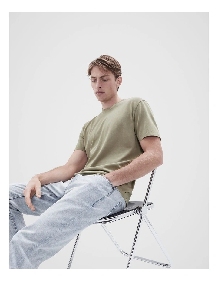 Relaxed T-shirt in Green image 3