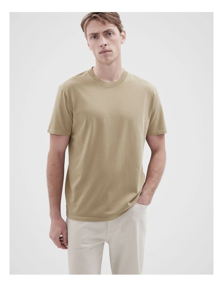 Relaxed T-shirt in Brown image 1