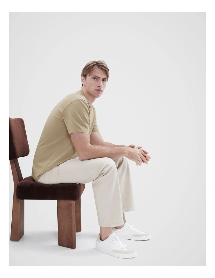 Relaxed T-shirt in Brown image 4