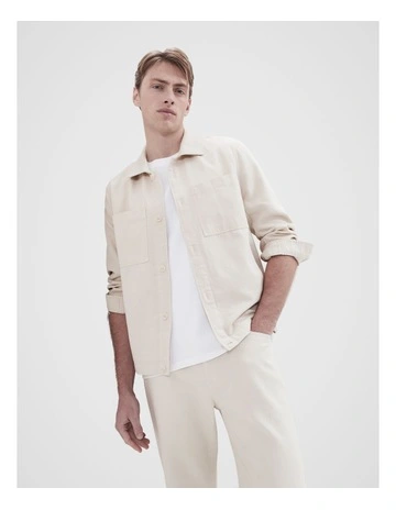 Lightweight Canvas Jacket in Beige