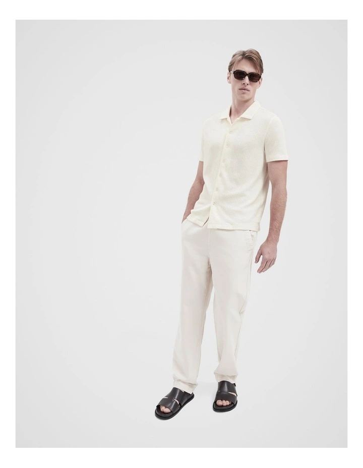 Canvas Relaxed Fit Pant in White image 1