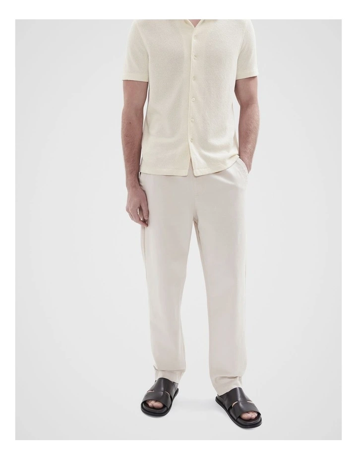 Canvas Relaxed Fit Pant in White image 4