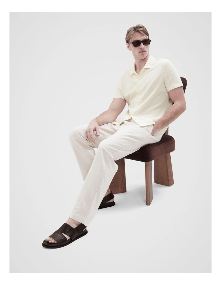 Liam Leather Sandal in Brown image 4