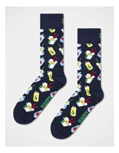 Take Away Crew Socks in Navy