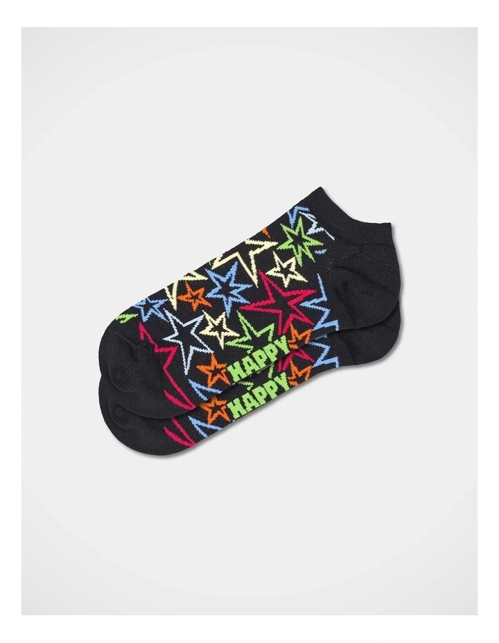 Mega Star Low Ankle Socks in Black image 1