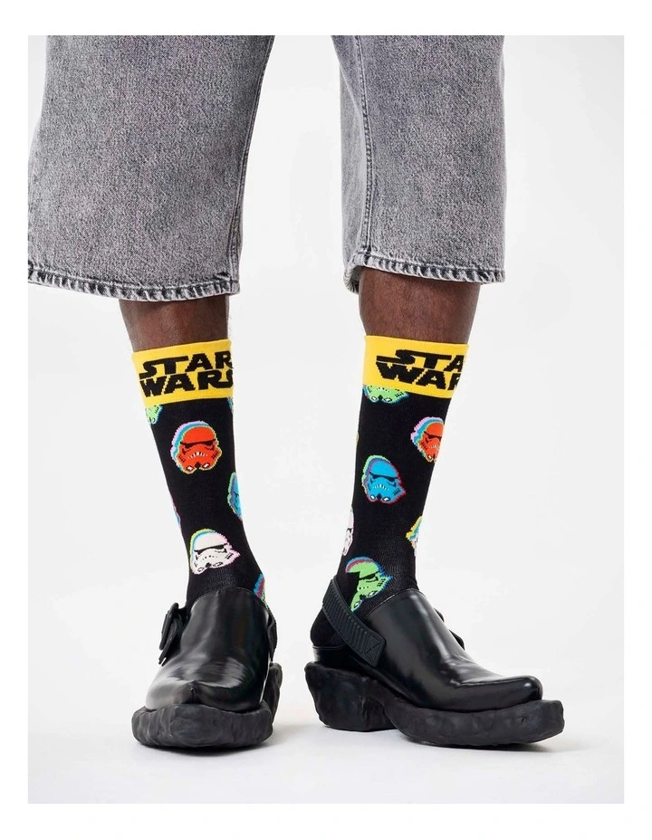 Star Wars Stormtrooper Crew Socks in Black image 2