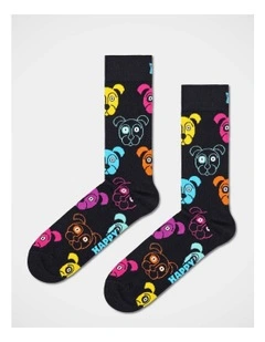 Dog Crew Socks in Black