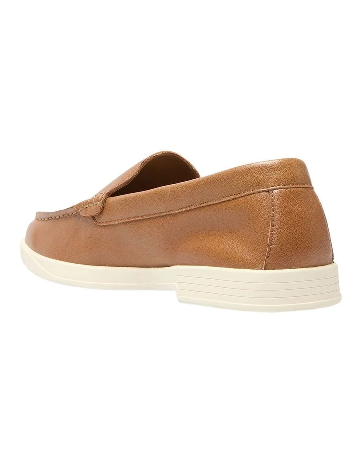 Valiant Loafers in Tan Leather image 6