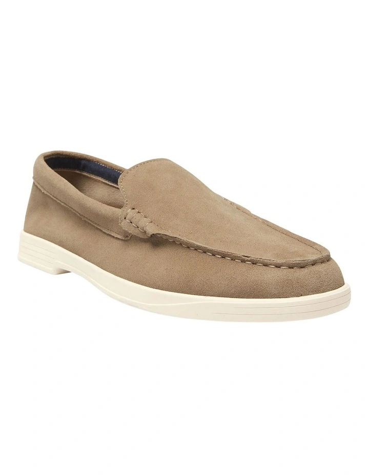 Valiant Loafers in Taupe Suede image 2