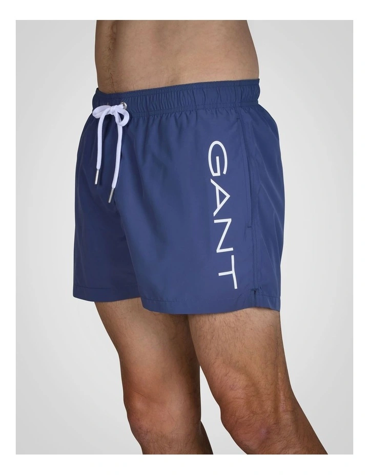 Lightweight Swim Shorts in Dusty Navy image 3