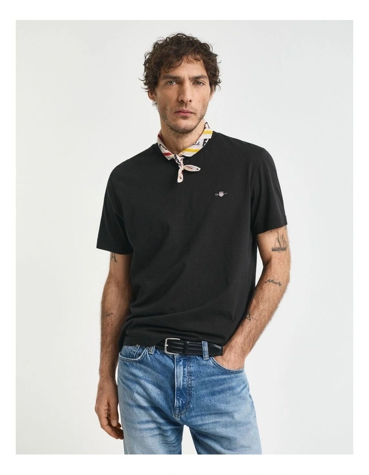 Regular Shield T-shirt in Black image 1