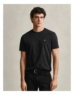Regular Shield T-shirt in Black