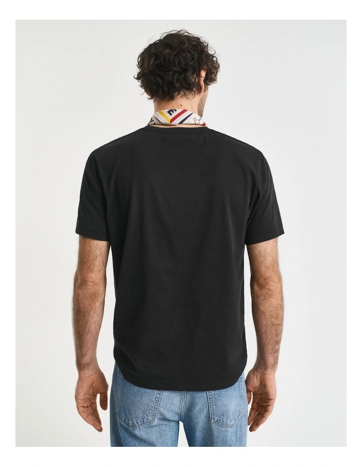 Regular Shield T-shirt in Black image 2