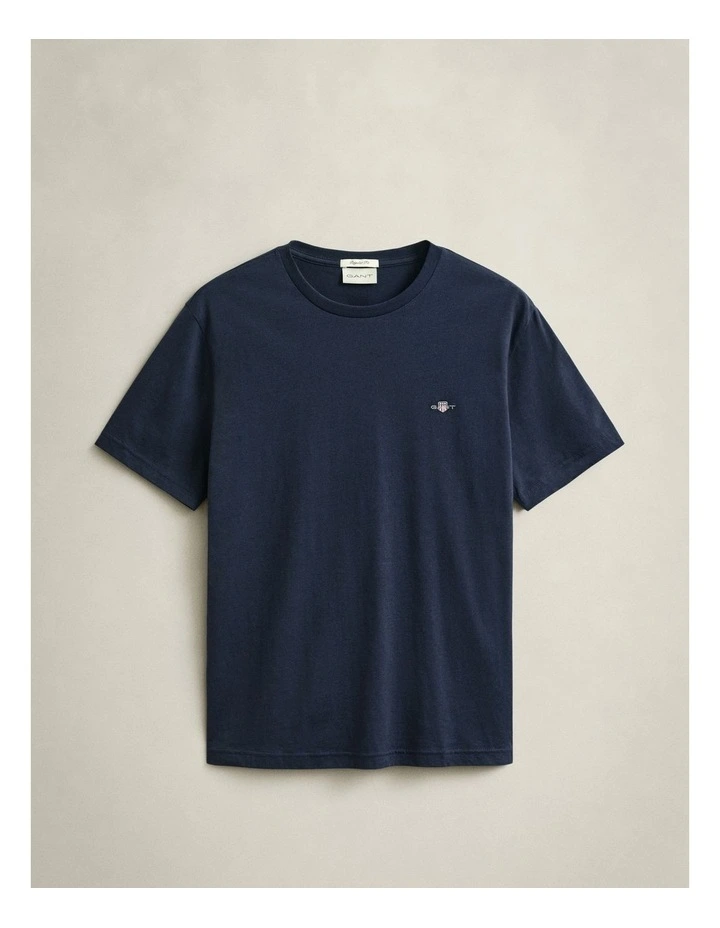 Regular Shield T-shirt in Evening Blue image 5