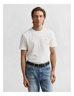 Regular Shield T-shirt in White