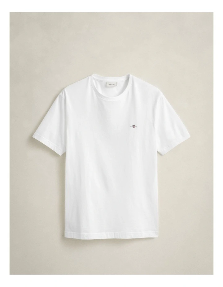 Regular Shield T-shirt in White image 5