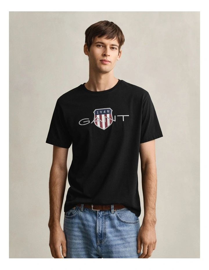 Shield T-Shirt in Black image 1