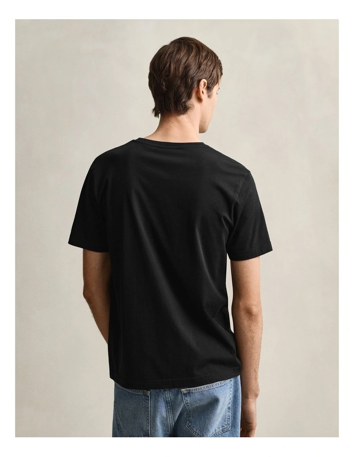 Shield T-Shirt in Black image 2