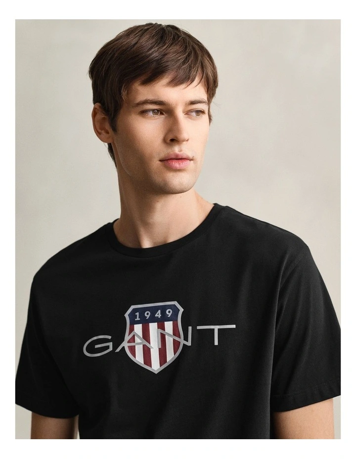 Shield T-Shirt in Black image 3