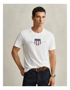 Shield T-Shirt in White