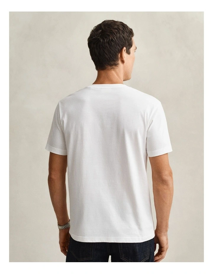 Shield T-Shirt in White image 2