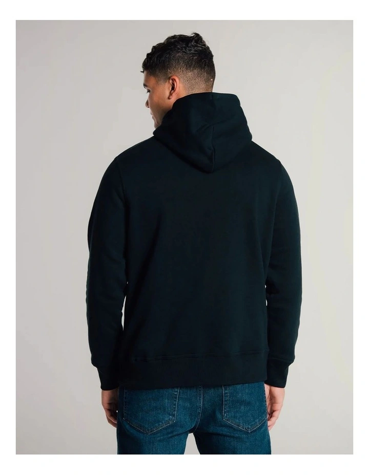 Shield Hoodie in Black image 2