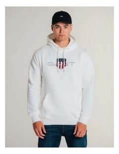 Shield Hoodie in Eggshell