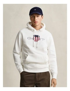 Shield Hoodie in Eggshell