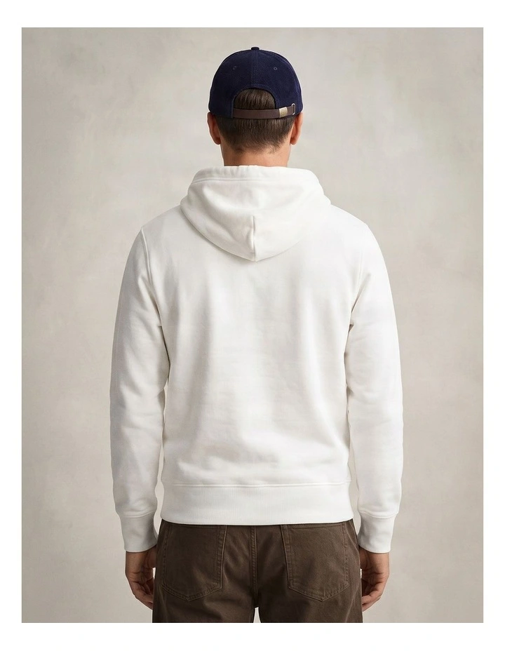 Shield Hoodie in Eggshell image 2