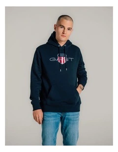 Shield Hoodie in Evening Blue
