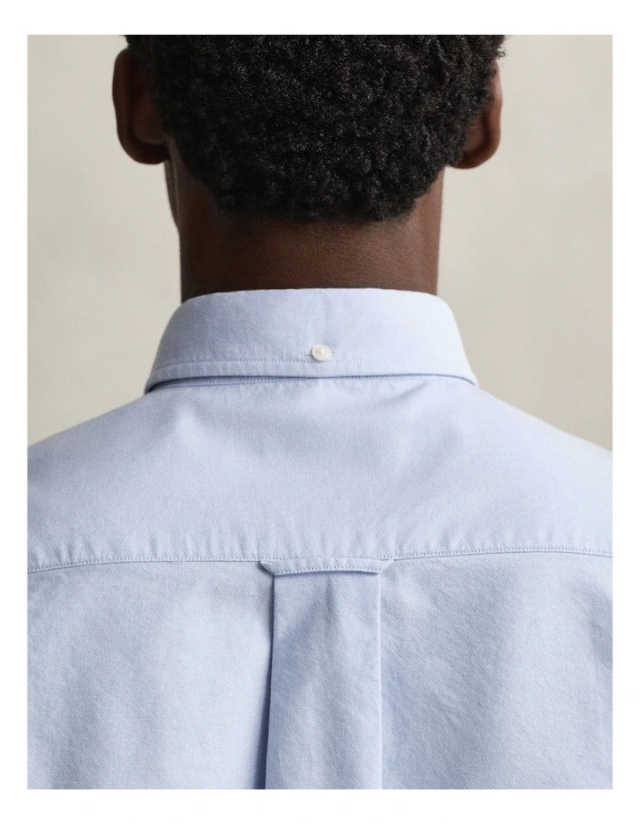 Regular Fit Oxford Shirt in Light Blue image 4