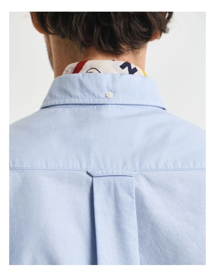 Regular Fit Oxford Shirt in Light Blue image 5
