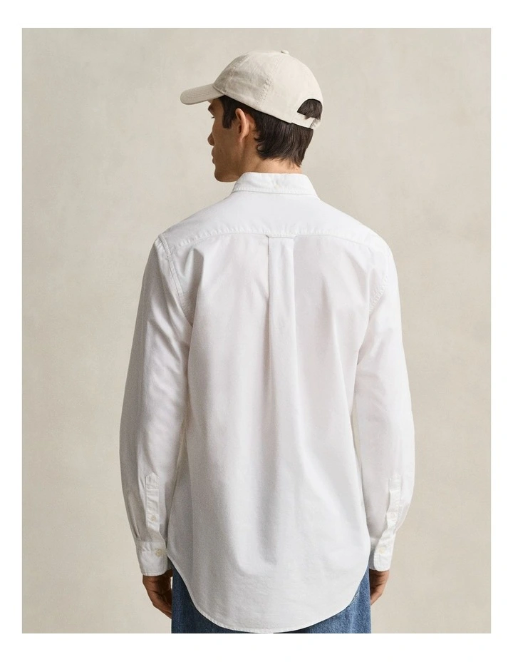 Regular Fit Oxford Shirt in White image 2