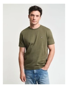 Shield T-shirt in Juniper Green