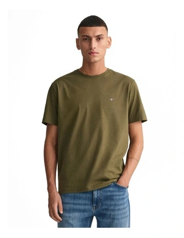 Shield T-shirt in Juniper Green