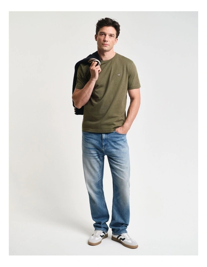 Shield T-shirt in Juniper Green image 3