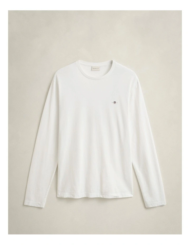 Shield Long Sleeve T-Shirt in Eggshell image 5
