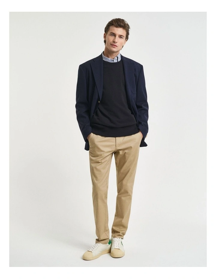 Shield Crew Neck Sweatshirt in Black image 4