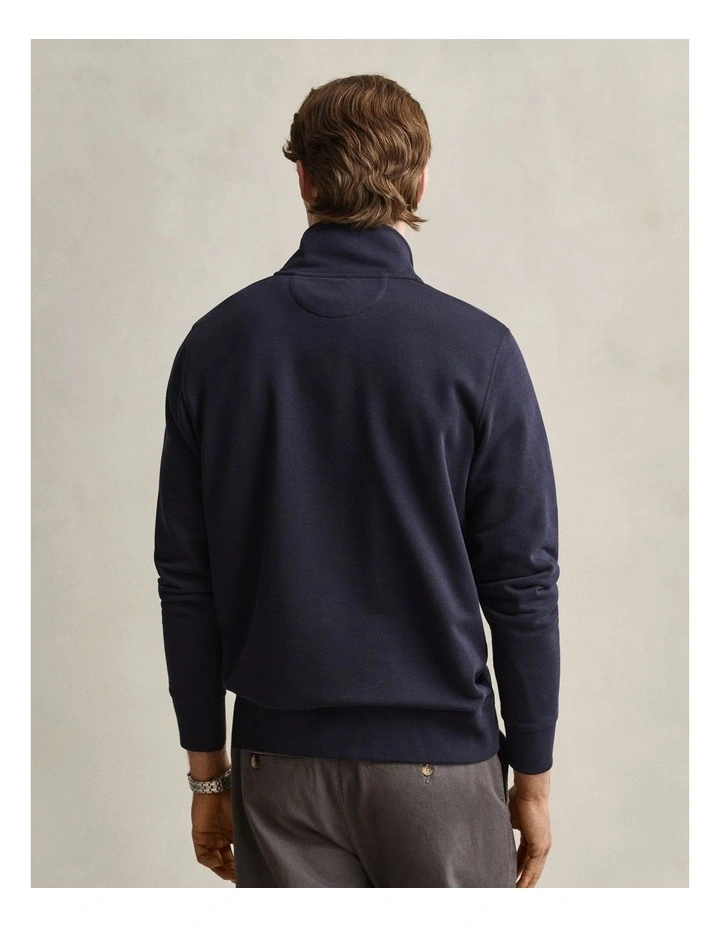 Shield Half-Zip Sweatshirt in Evening Blue image 2