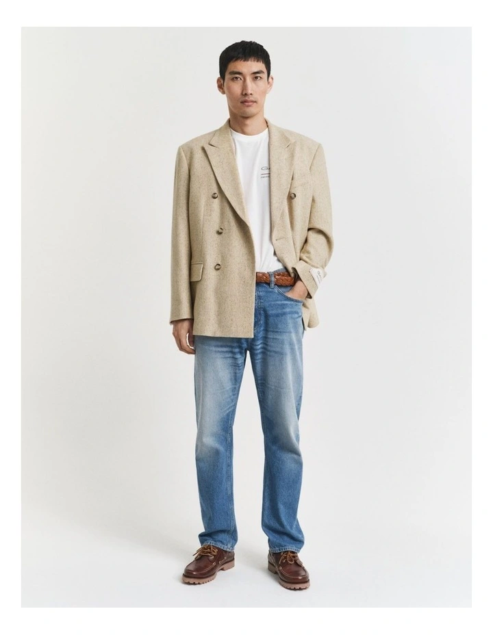 Embroidered Archive Shield T-Shirt in White image 3