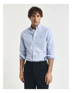 Slim Fit Oxford Shirt in Light Blue