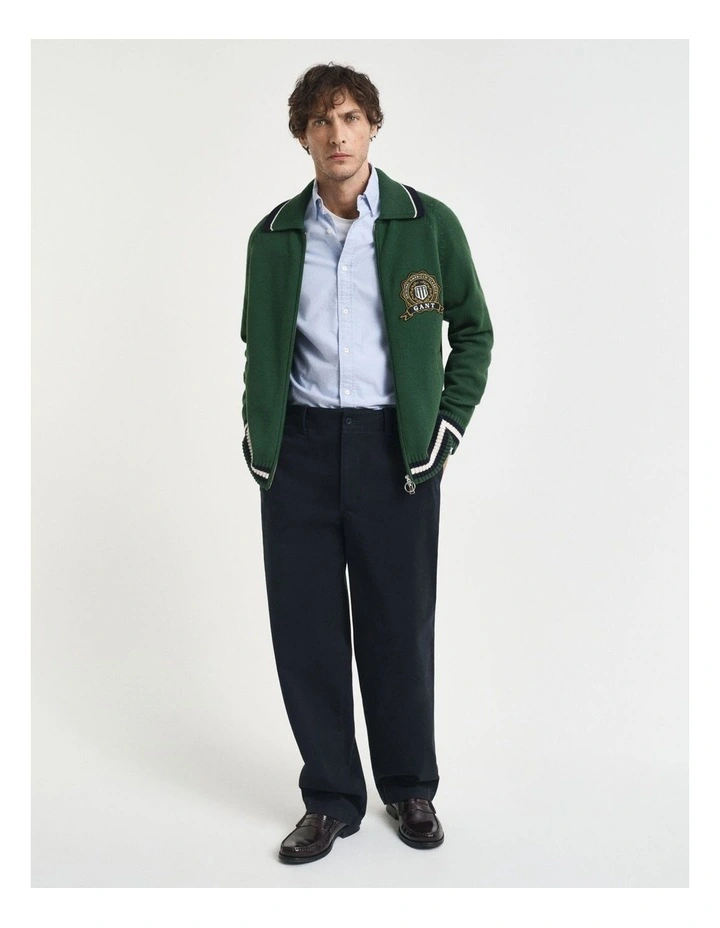 Slim Fit Oxford Shirt in Light Blue image 4