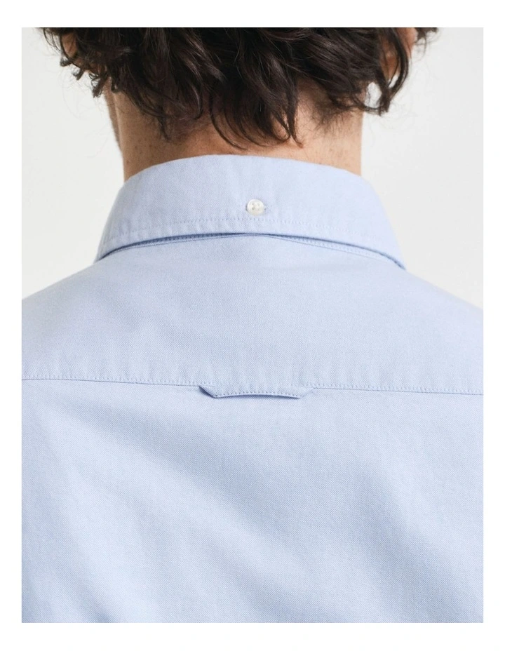 Slim Fit Oxford Shirt in Light Blue image 5