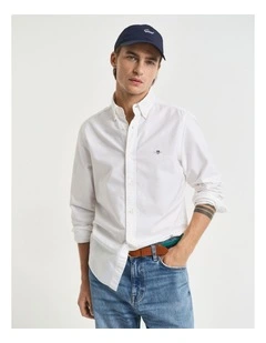 Slim Fit Oxford Shirt in White