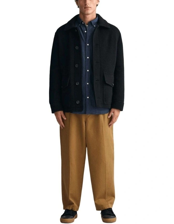 Regular Fit Indigo Shirt in Dark Indigo image 2