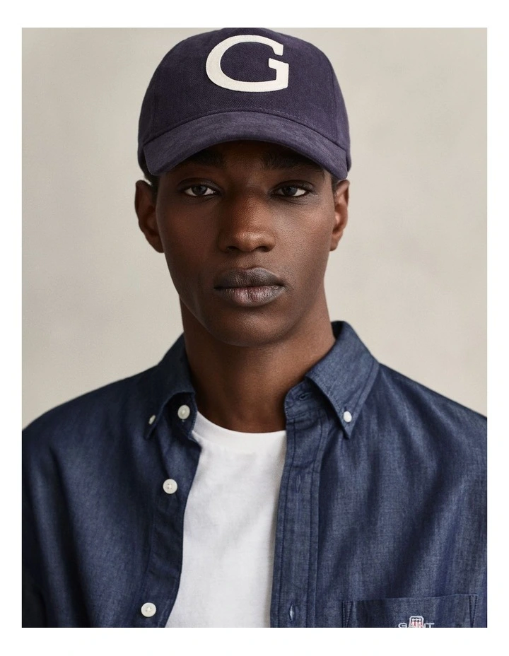 Regular Fit Indigo Shirt in Dark Indigo image 3