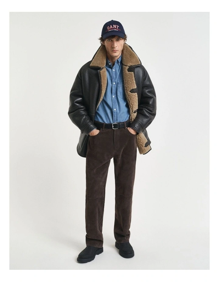 Regular Fit Indigo Shirt in Semi Light Blue image 3