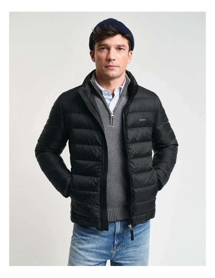 Light Down Jacket in Black image 1